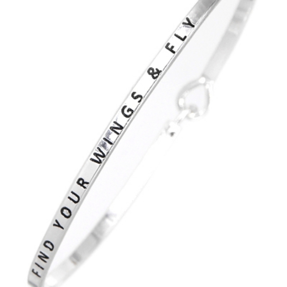 Find Your Wings & Fly Bracelet